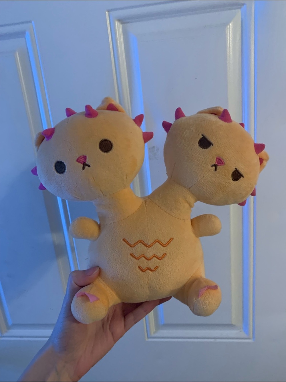 Kimbap & Gimbap Kaiju Kittens Plush Toy 100% Soft Orange Cat Dragon